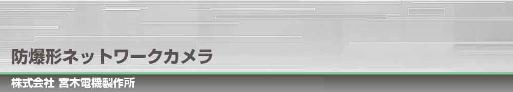 防爆形ネットワークカメラ　NWEX-CM6H